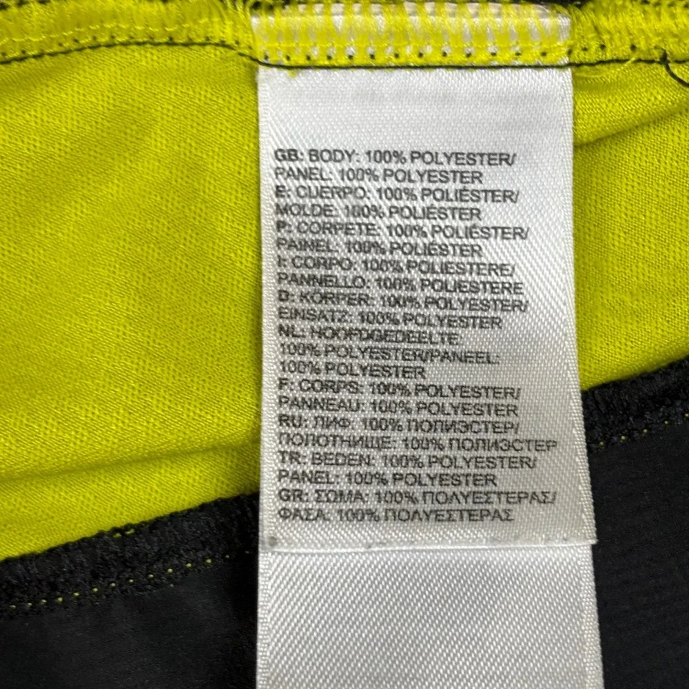 The North Face Flight Series Mens XL Running Jacket Grey Neon Yellow Full Zip